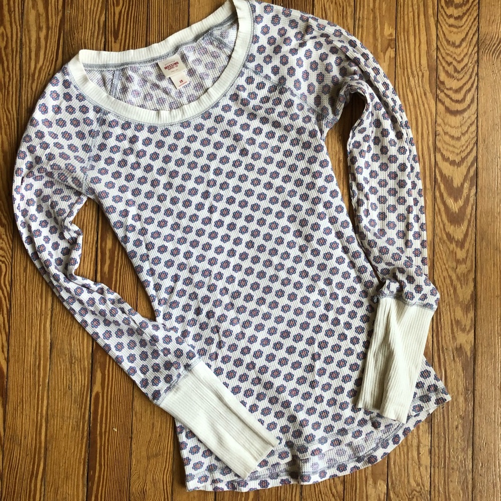 Cozy waffle knit shirt